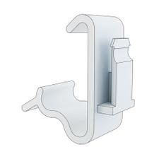 Clip for Tegometal Shelves for Price Display "Click" and ESL