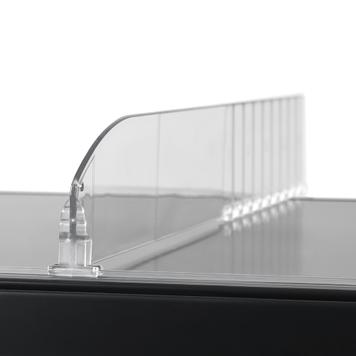 Series MP Curved Shelf Divider Without Stopper, With Break Points