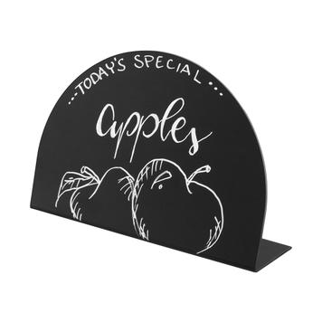 Semi-Circular Chalkboard Tabletop Display