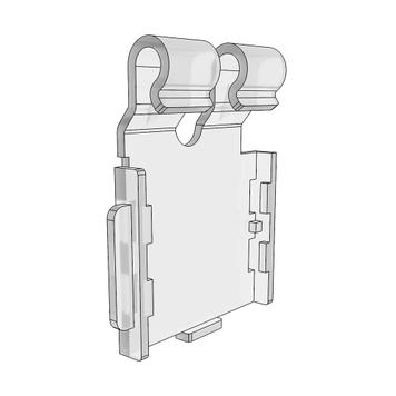 Pegwall Hook Adapter for SoluM 1.6" landscape