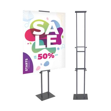 Adjustable Height Poster Stand