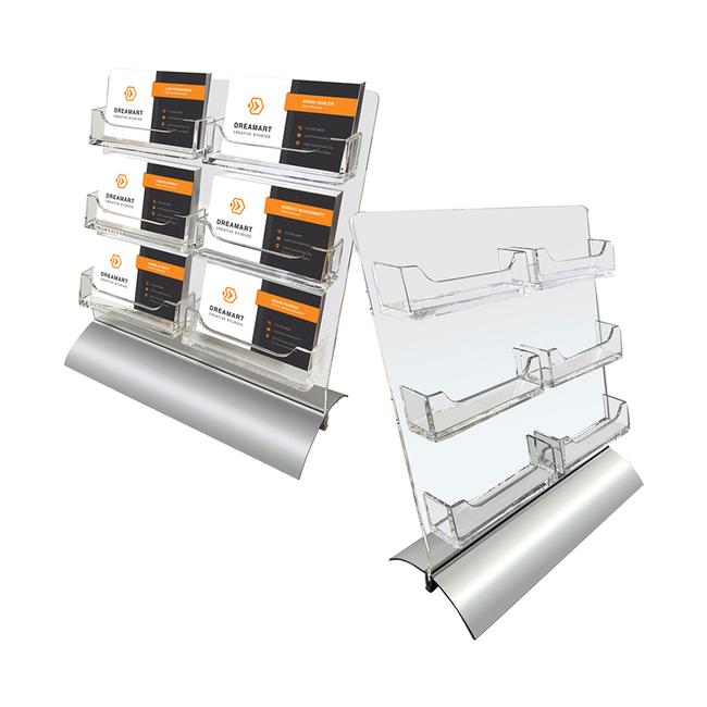 Countertop Display Stands & Sign Holders made of aluminum or acrylic