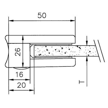 Glass Clamp for Mounting on Tubes