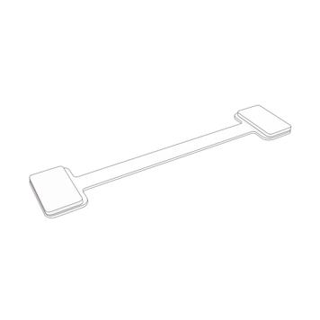 Aluminum Adhesive Shelf Wobbler