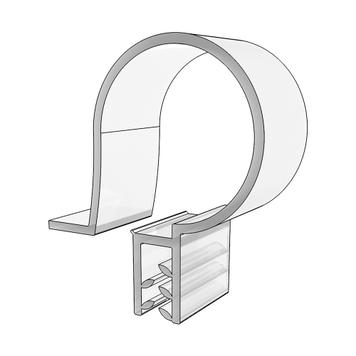 Sign Gripper for Wire Baskets