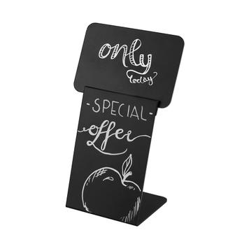 Countertop Slanted Chalkboard Stand