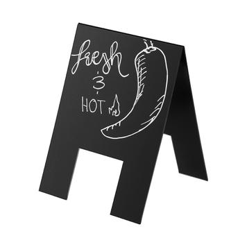 A Shaped Chalkboard Display