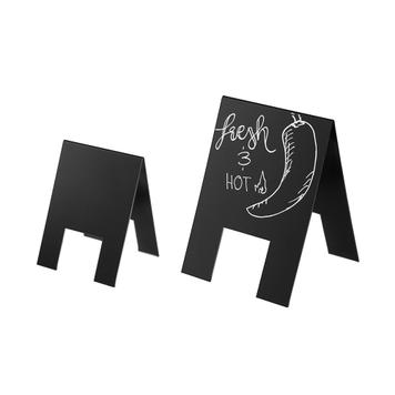 A Shaped Chalkboard Display