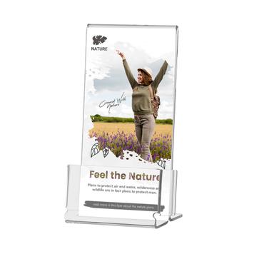 Acrylic Brochure Holder with Insert