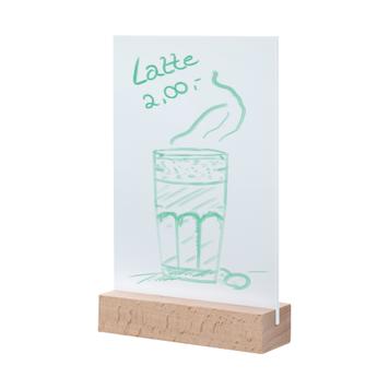 2 Part Menu Card Holder with Base