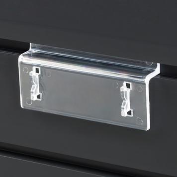 Acrylic Mounting Bracket for Slatwall System