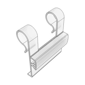 Sign Gripper for Wire Baskets