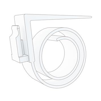 Coil Clip 1-Part for Price Display "Click" and ESL