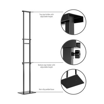 Adjustable Height Poster Stand