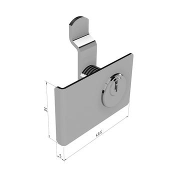 Chrome Plated Panel Connectors