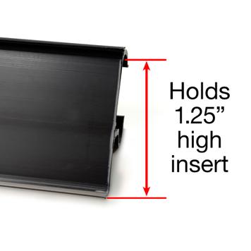 Label Holder Strip For Wire Freezer/Cooler Shelf